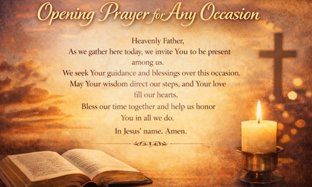 opening-prayer-for-any-occasion
