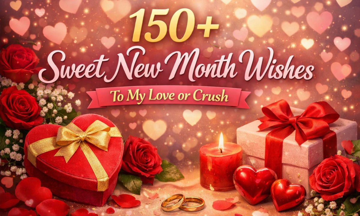 150+ Sweet New Month Wishes To My Love or Crush