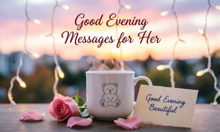 75-good-evening-messages-for-her-to-make-her-smile